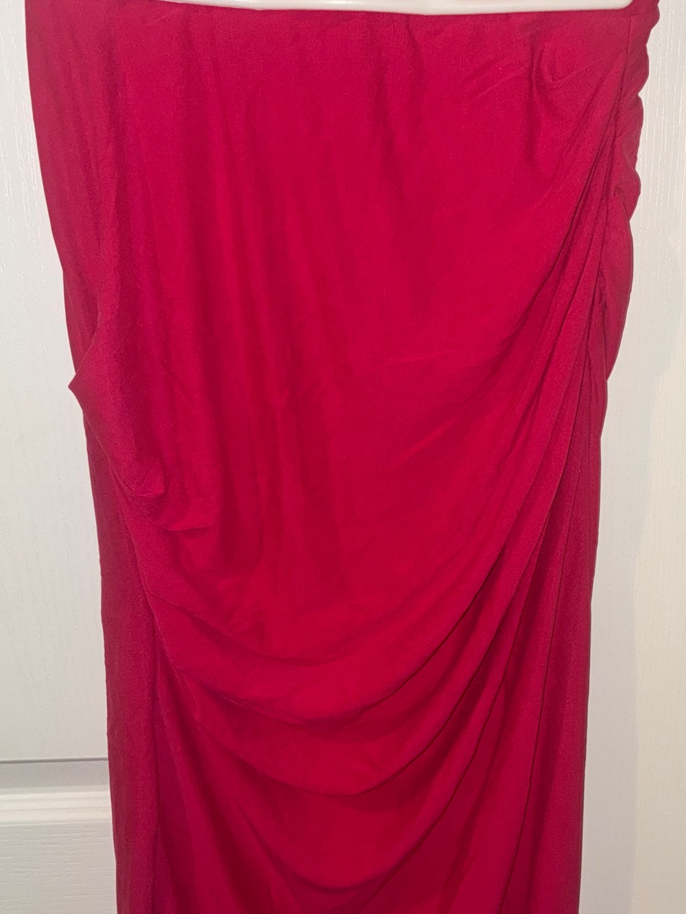 NWT Express Ruched Draped Bodycon Skirt - Hot Pink - Size XXS